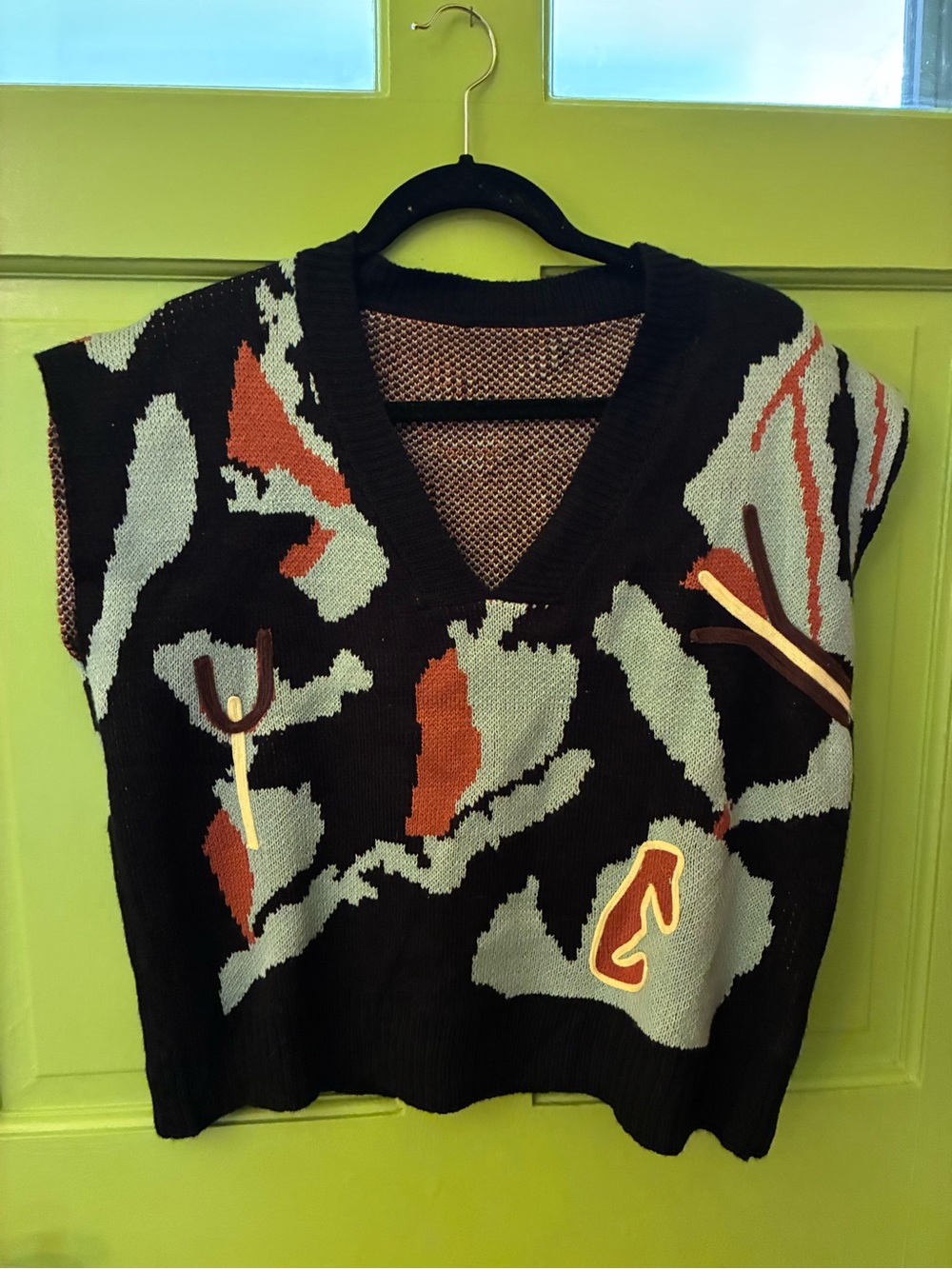 Funky sweater vest